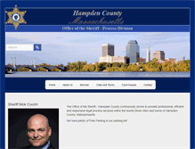 Tablet Screenshot of hampdencountysheriff.com